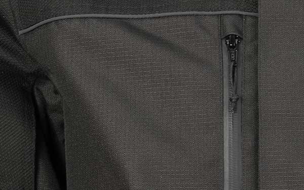 Z1R Men's Counter Textile Motorcycle Riding Jacket - Waterproof zippers