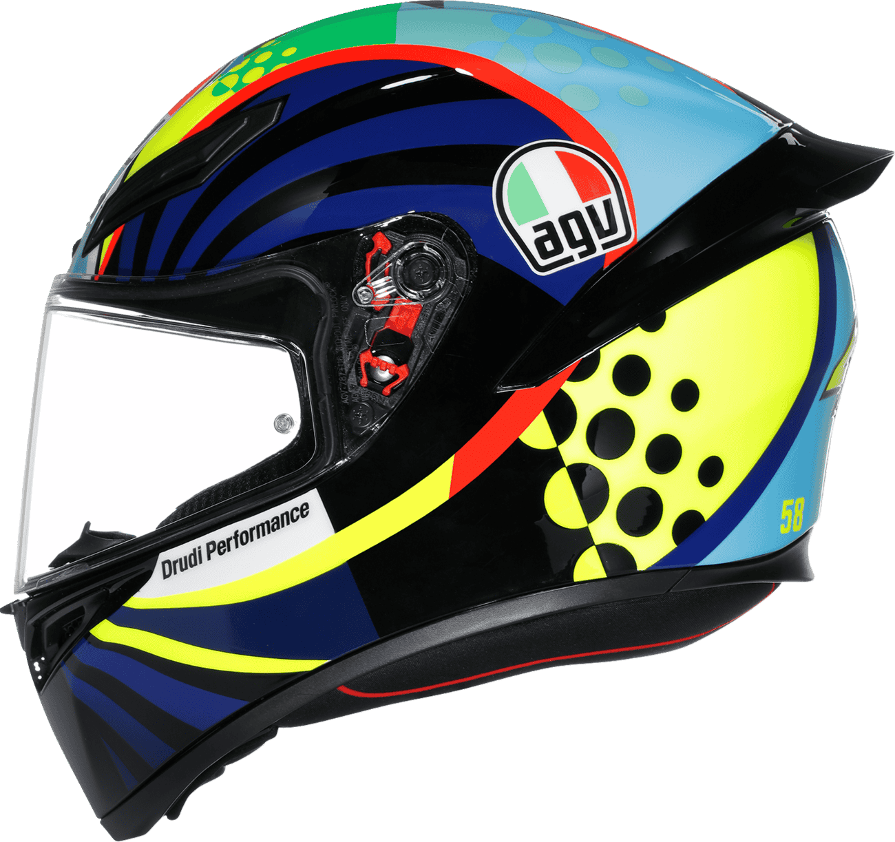 AGV K1 S Rossi Winter Test 2020 Full Face Motorcycle Helmet