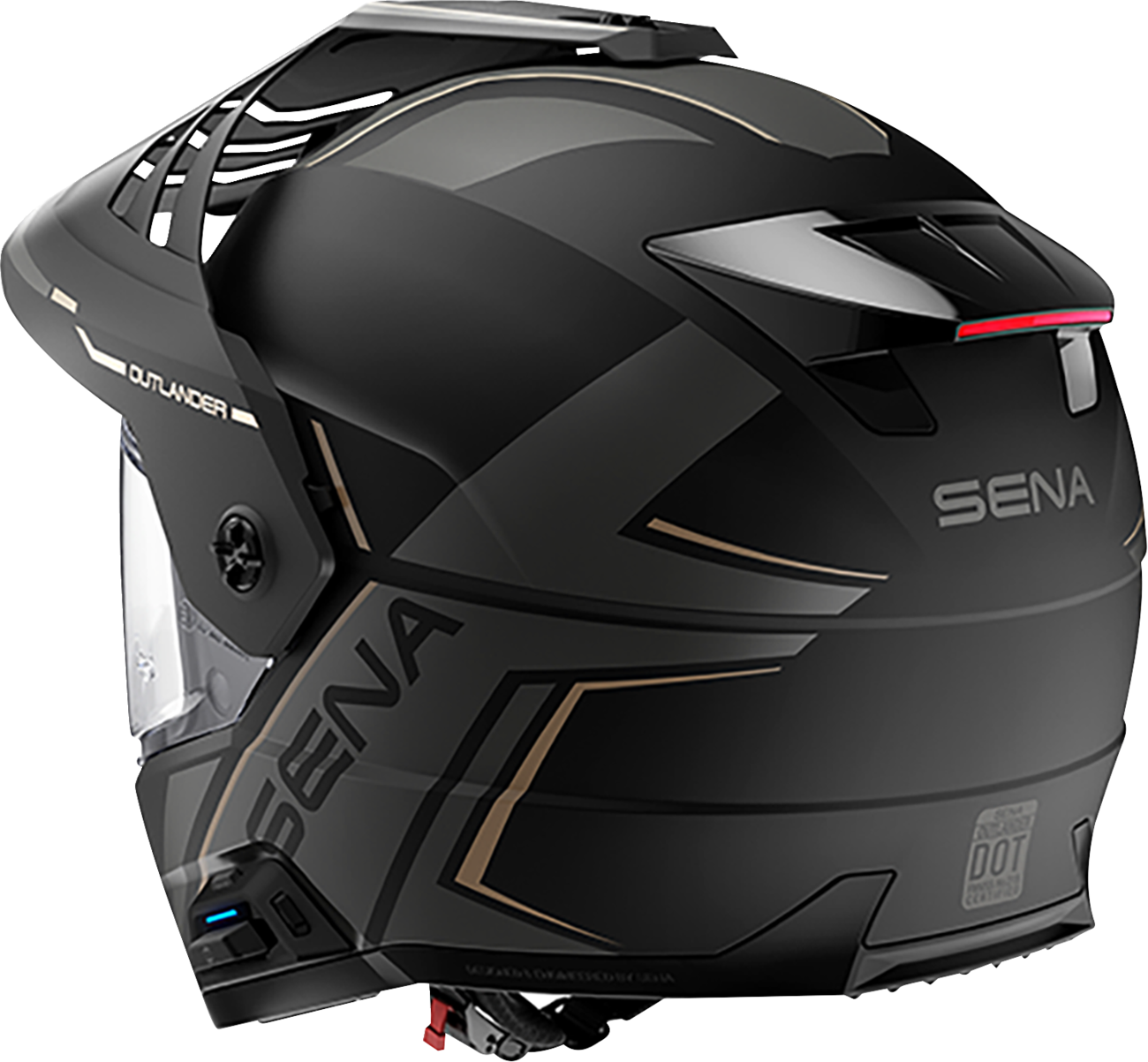 Sena Outlander Dual Sport Bluetooth Smart Motorcycle Helmet
