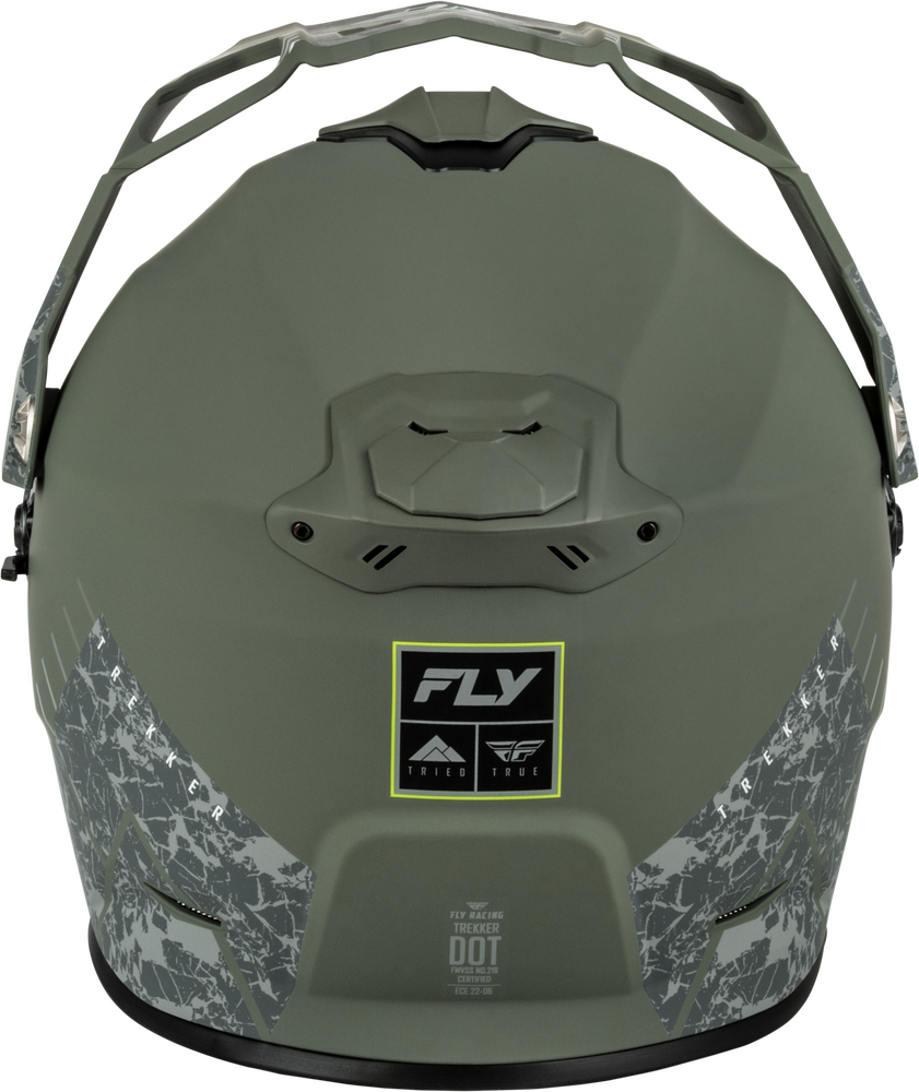 Fly Racing Trekker Granite Matte Sage Motorcycle Helmet