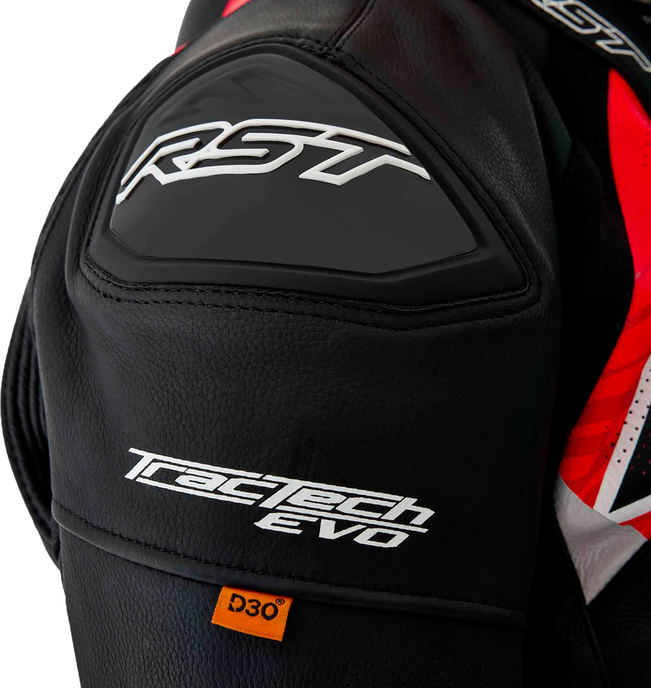RST Moto Men's Tractech Evo D3O Leather Motorcycle Jacket