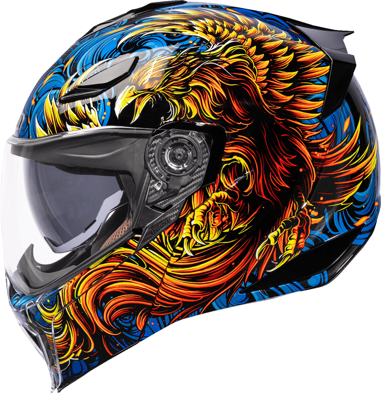 Icon Threshold Burn Birdie Burn Modular Motorcycle Helmet
