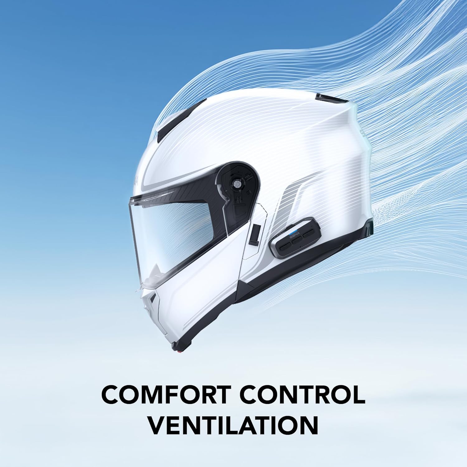 Sena Specter Modular Smart Communication Motorcycle Helmet w/ Mesh Intercom by Harmon Kardon