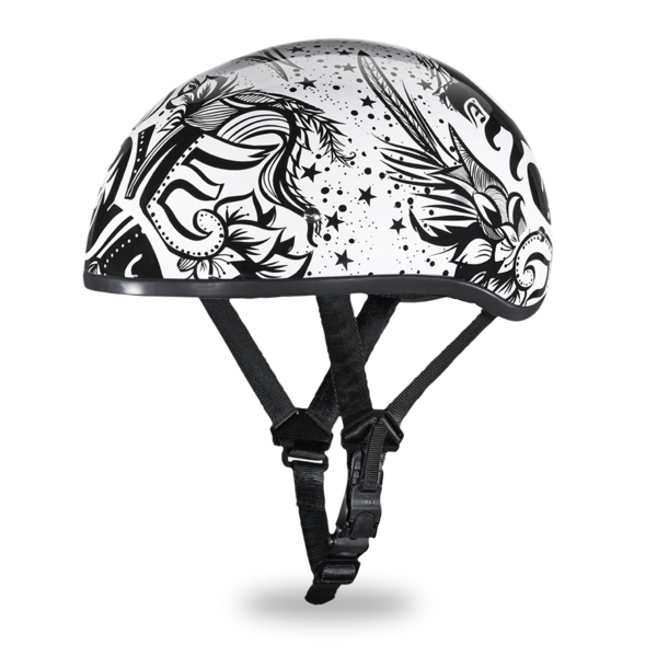 Daytona Skull Cap Lovesee Motorcycle Helmet, XL Daytona Skull Cap Lovesee Motorcycle Helmet, XL