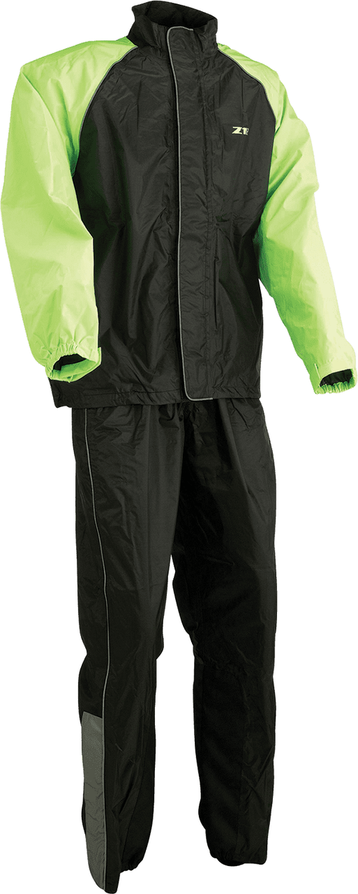 Z1R-Mens-2-Piece-Rainsuit-Motorcycle-Rain-Gear-Black-Hi-Viz-main