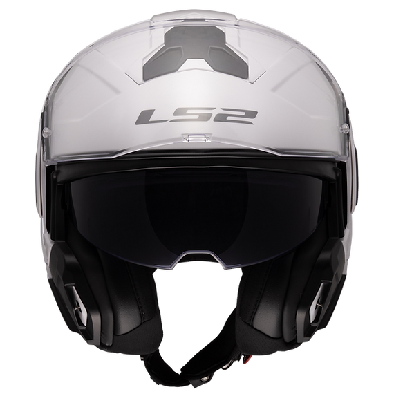 LS2 Advant II Solid Modular Motorcycle Helmet W/ SunShield