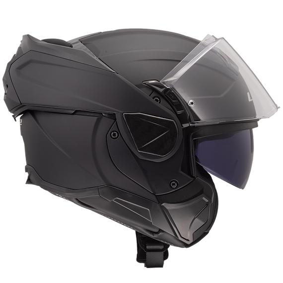 LS2 Advant II Solid Modular Motorcycle Helmet W/ SunShield