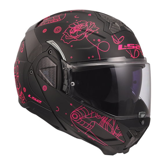 LS2 Advant II Sophia Modular Motorcycle Helmet W/ SunShield