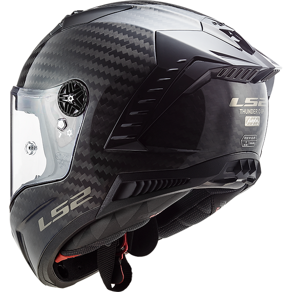 LS2 Thunder Carbon Solid Full Face Motorcycle Helmet