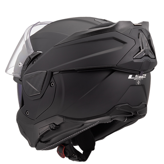 LS2 Advant II Solid Modular Motorcycle Helmet W/ SunShield
