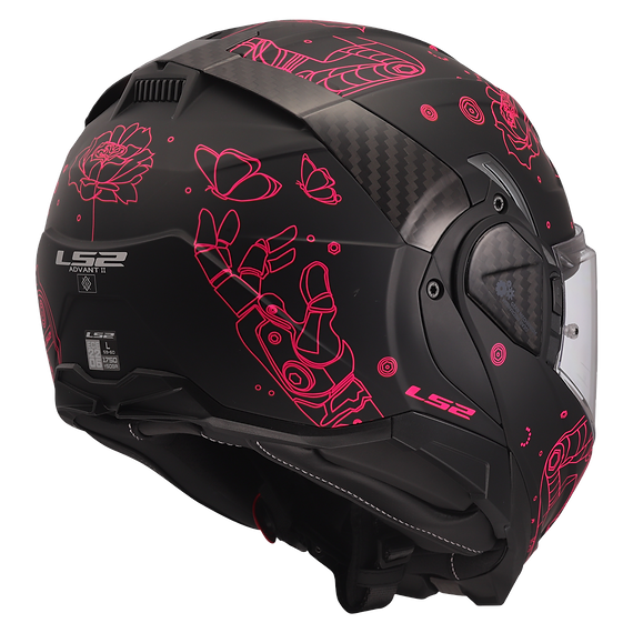 LS2 Advant II Sophia Modular Motorcycle Helmet W/ SunShield