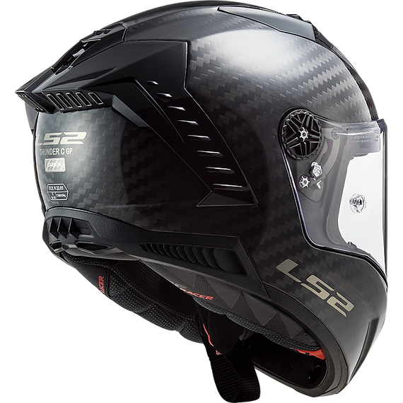 LS2 Thunder Carbon Solid Full Face Motorcycle Helmet
