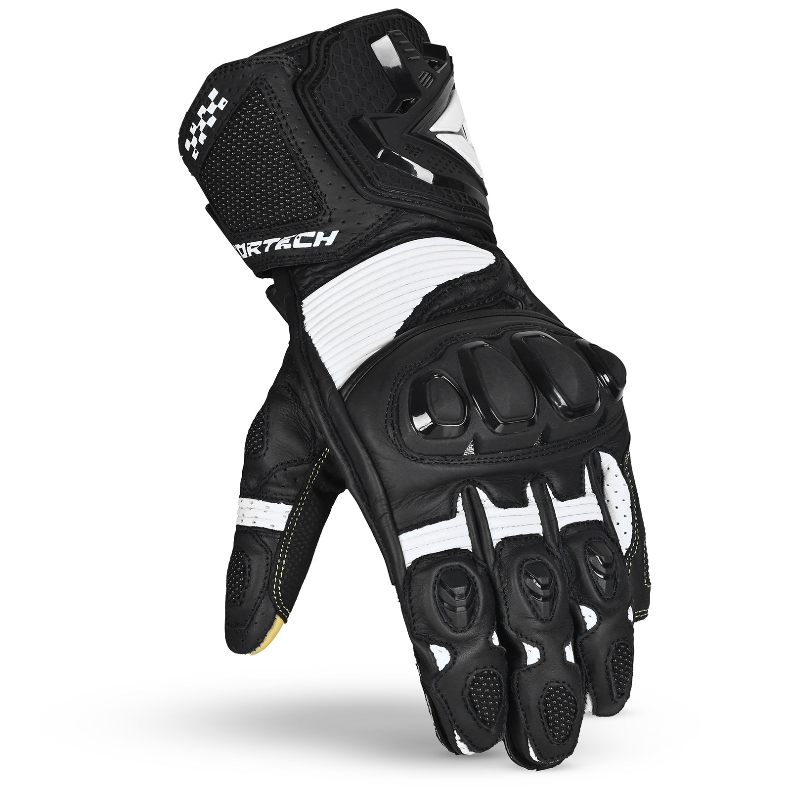 Cortech Men's Sector Pro RR Leather Motorcycle Gloves