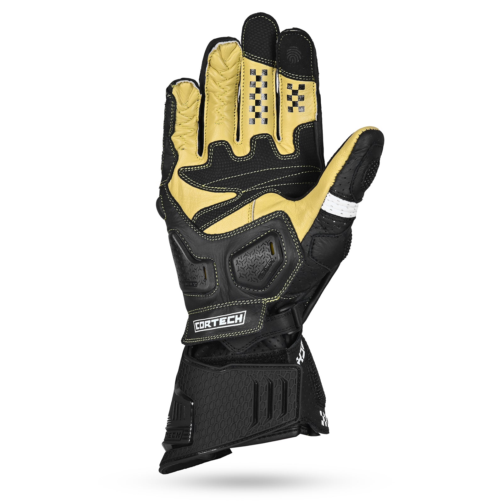Cortech Men's Sector Pro RR Leather Motorcycle Gloves