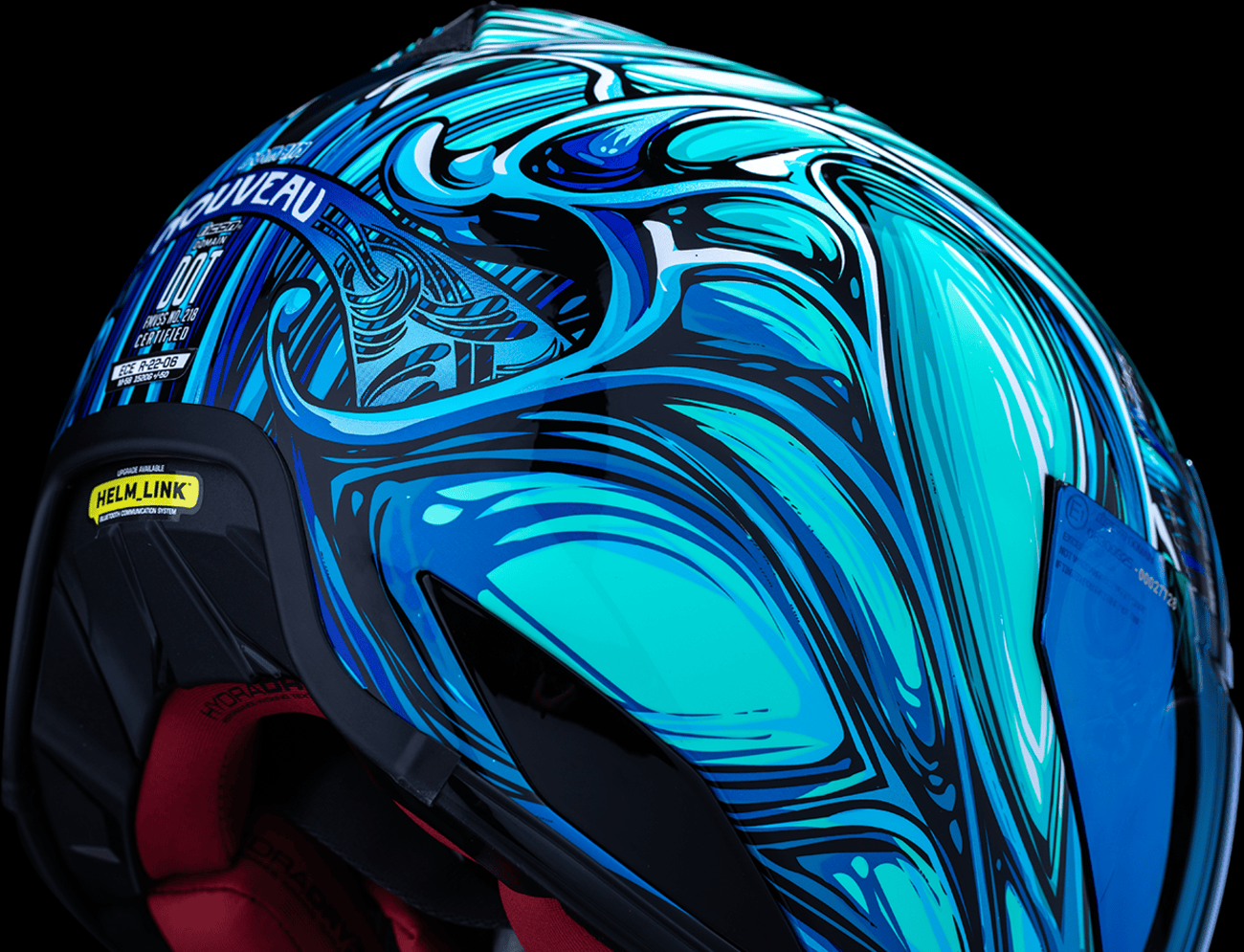 Icon Domain Nouveau Full Face Motorcycle Helmet