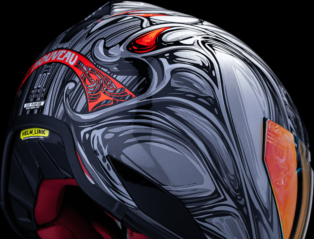 Icon Domain Nouveau Full Face Motorcycle Helmet