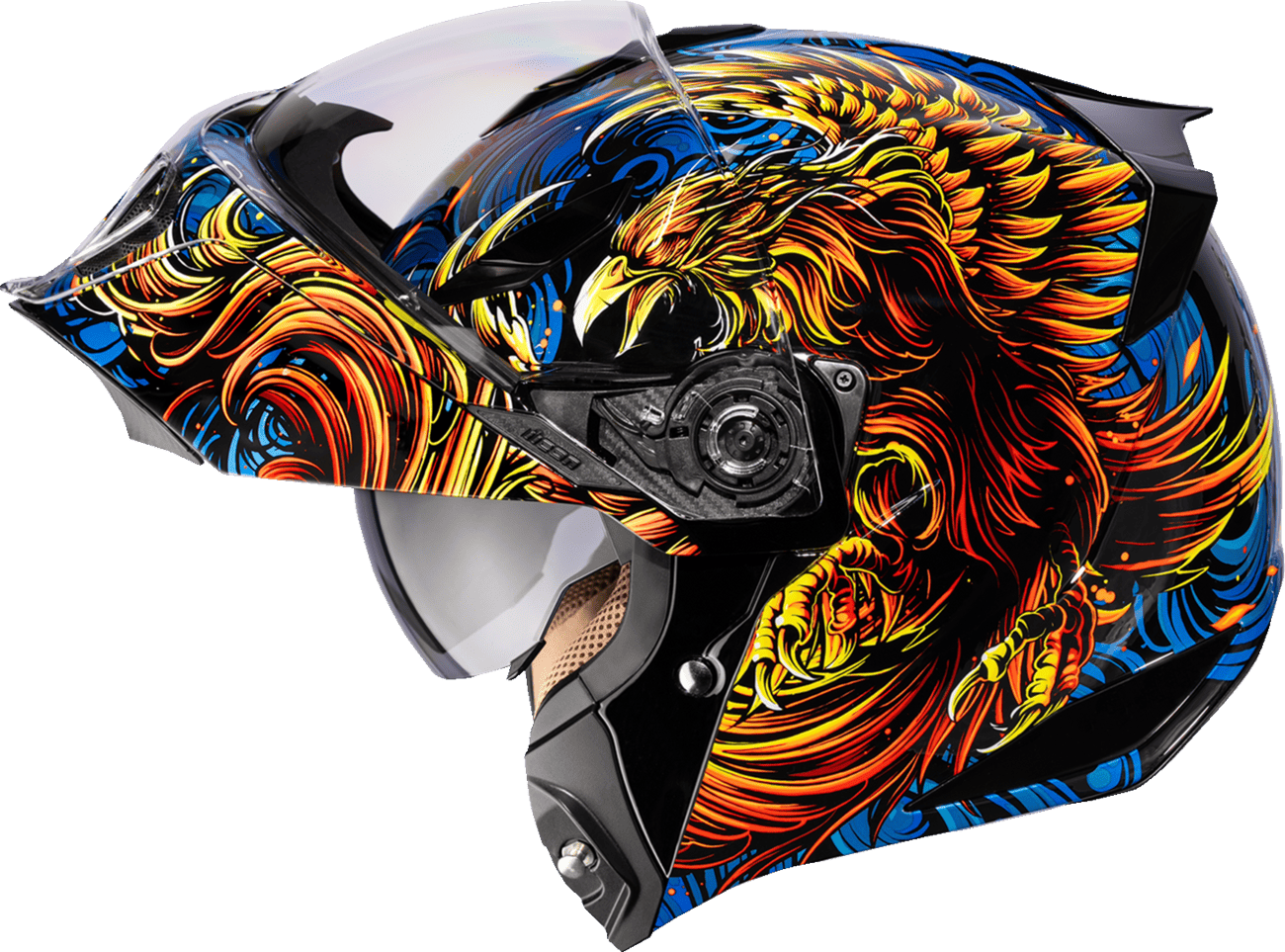 Icon Threshold Burn Birdie Burn Modular Motorcycle Helmet