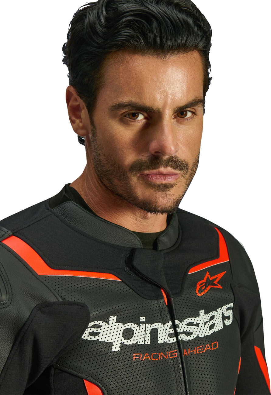 Alpinestars Men's GP Force v2 Leather Airflow Motorcycle Riding Jacket