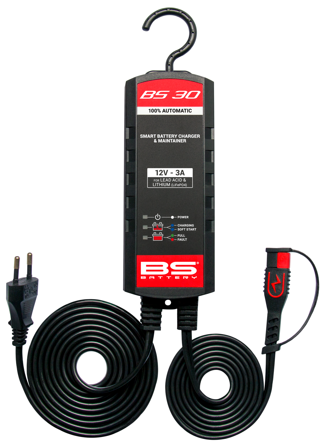BS Battery BS30 Smart Battery Charger & Maintainer