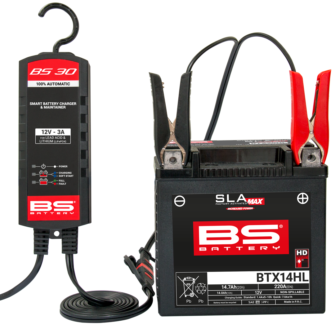 BS Battery BS30 Smart Battery Charger & Maintainer