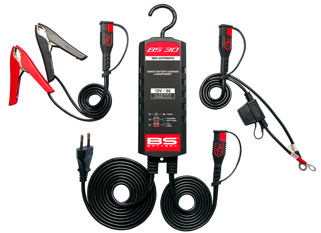 BS Battery BS30 Smart Battery Charger & Maintainer