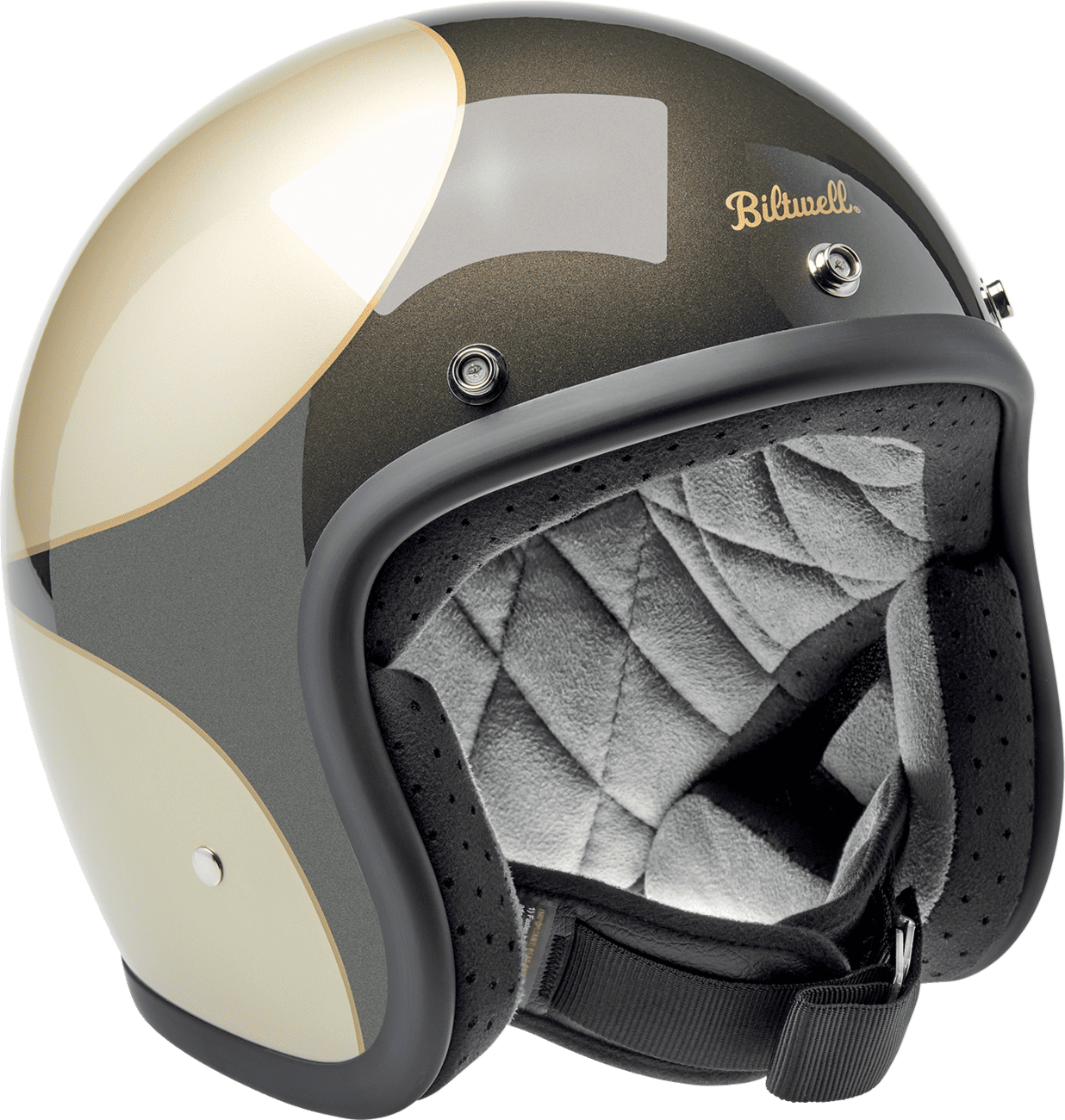 Biltwell Bonanza Scallop Open Face Motorcycle Helmet