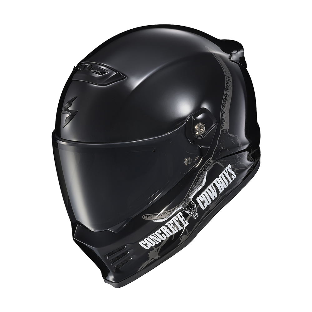 Scorpion EXO Covert FX Concrete Cowboys Full Face Motorcycle Helmet