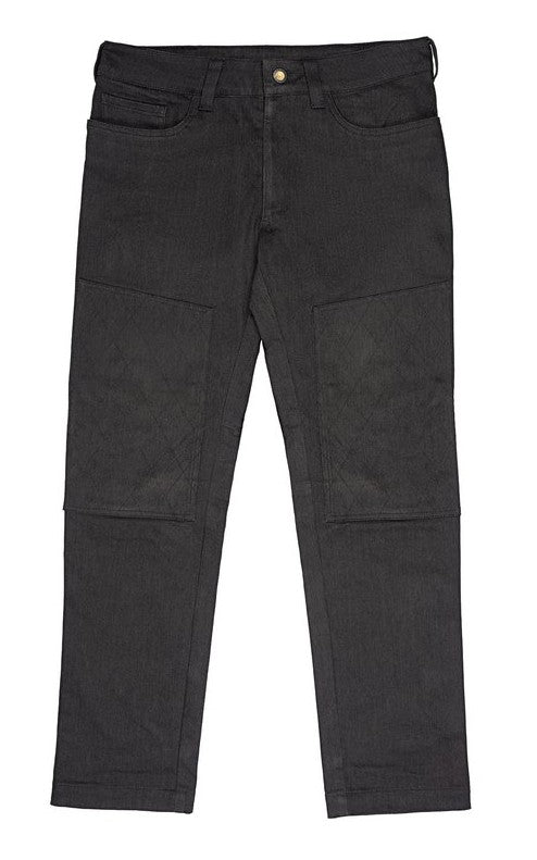 Icon Men's Conductor Black Denim Riding Jeans