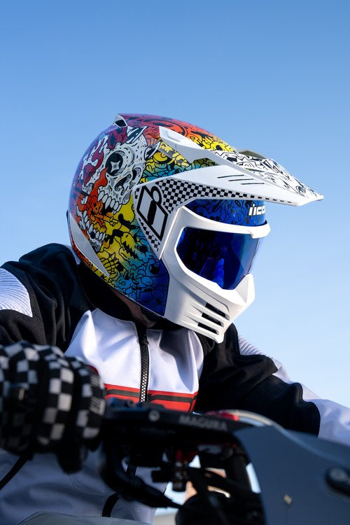 Icon Elsinore Doodle 3 Modular Motorcycle Helmet