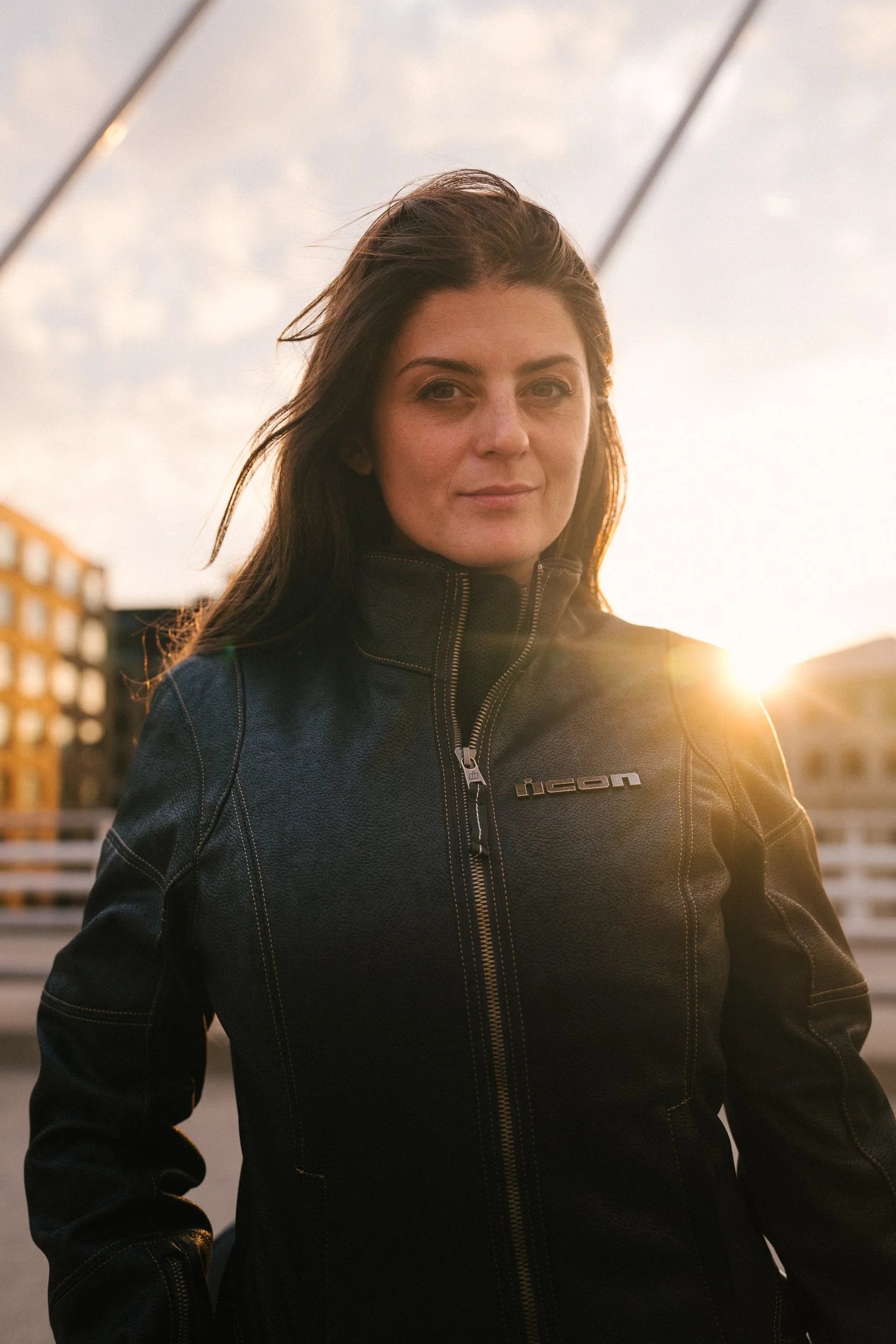 Icon Women's Tuscadero 3 Motorcycle Riding Jacket