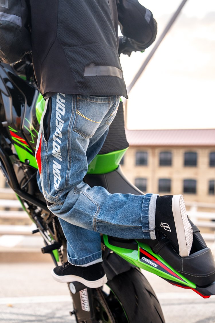 Icon Men's Hooligan Blue Denim Riding Jeans