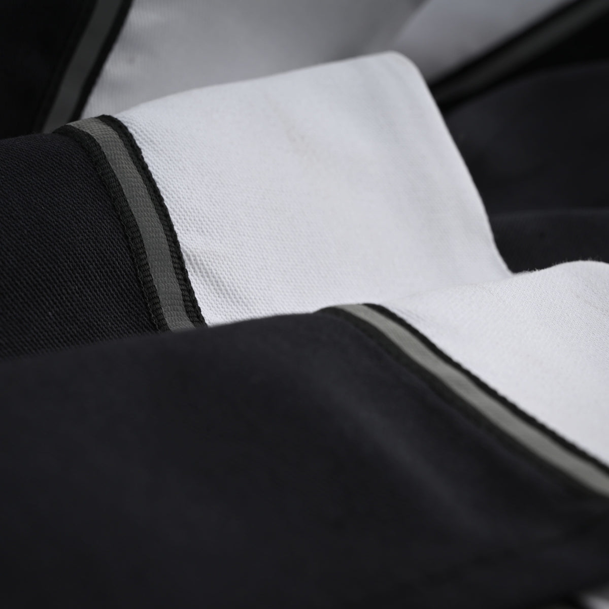 Vance Men's Heavy-Duty Button up Mechanic Work Shirt w Reflective Strip White Sides - detail pic 5