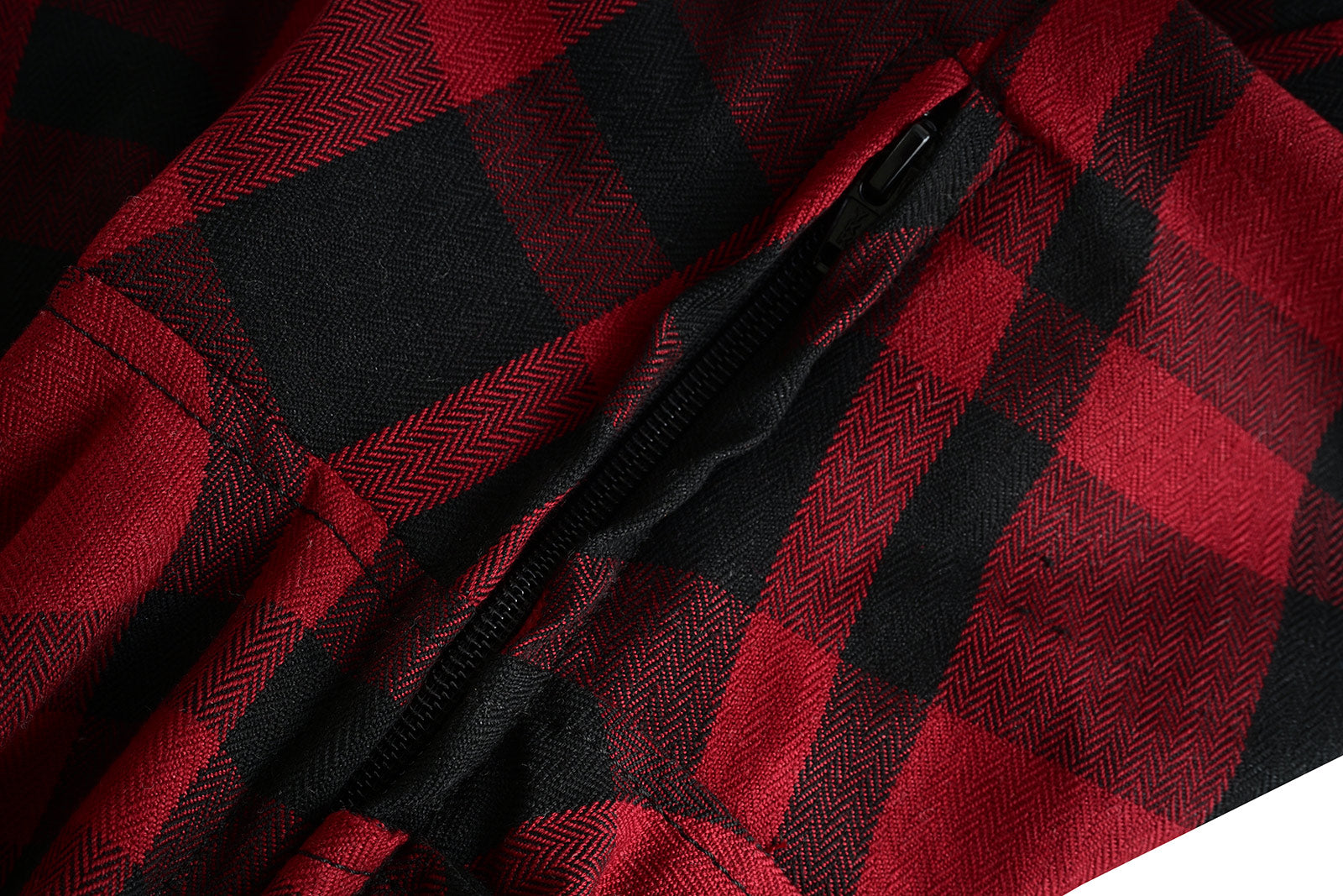 Men’s Armored Motorcycle Flannel Shirt, Armor Reinforced with Kevlar by DuPont - Underarm Vents