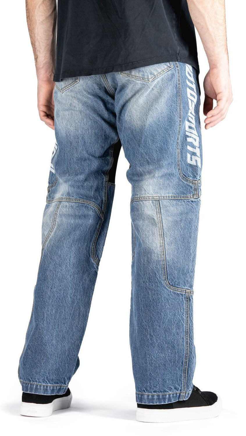 Icon Men's Hooligan Blue Denim Riding Jeans
