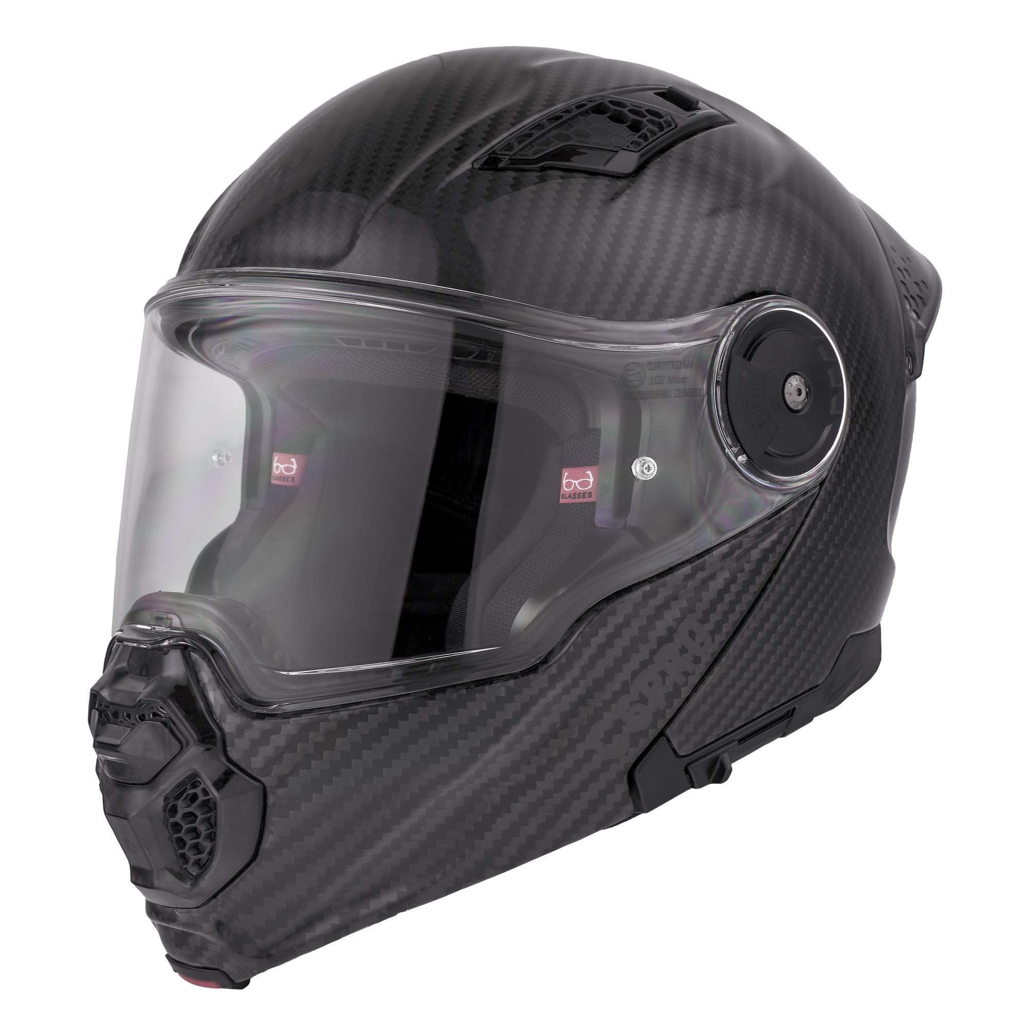 Daytona C6 Pro Carbon Fiber Modular Motorcycle Helmet