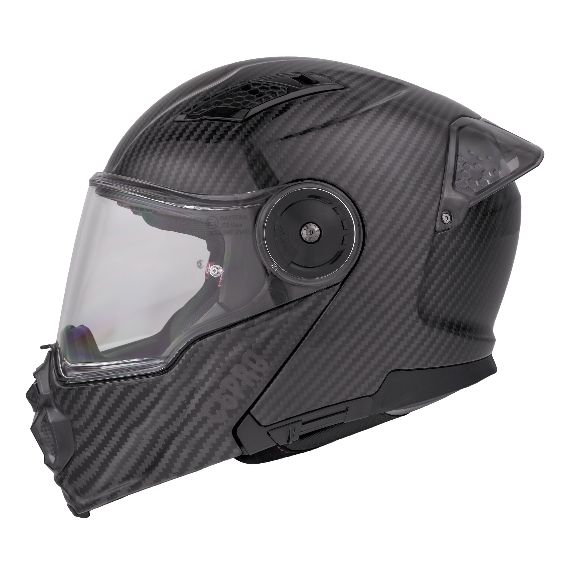 Daytona C6 Pro Carbon Fiber Modular Motorcycle Helmet