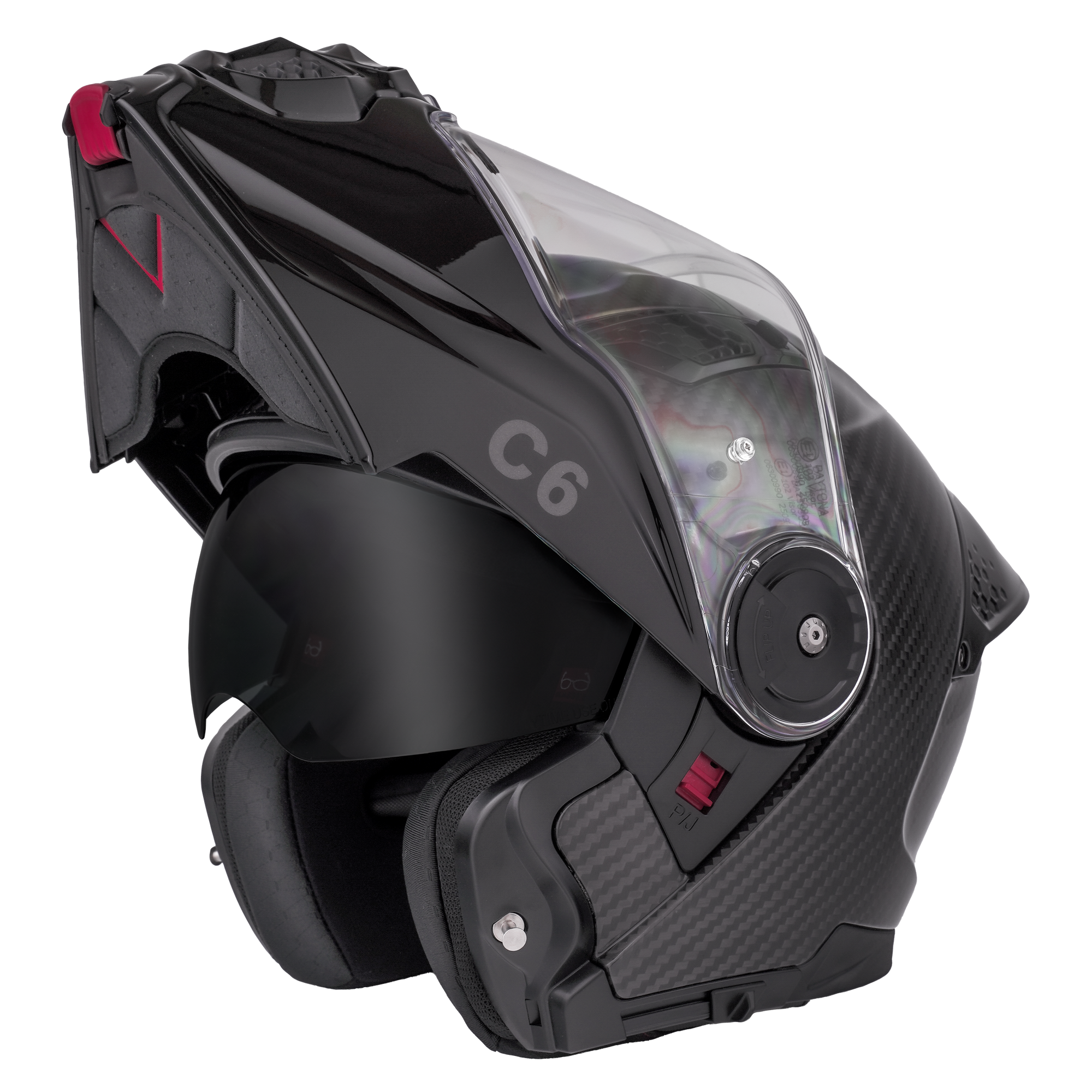 Daytona C6 Carbon Fiber Modular Motorcycle Helmet