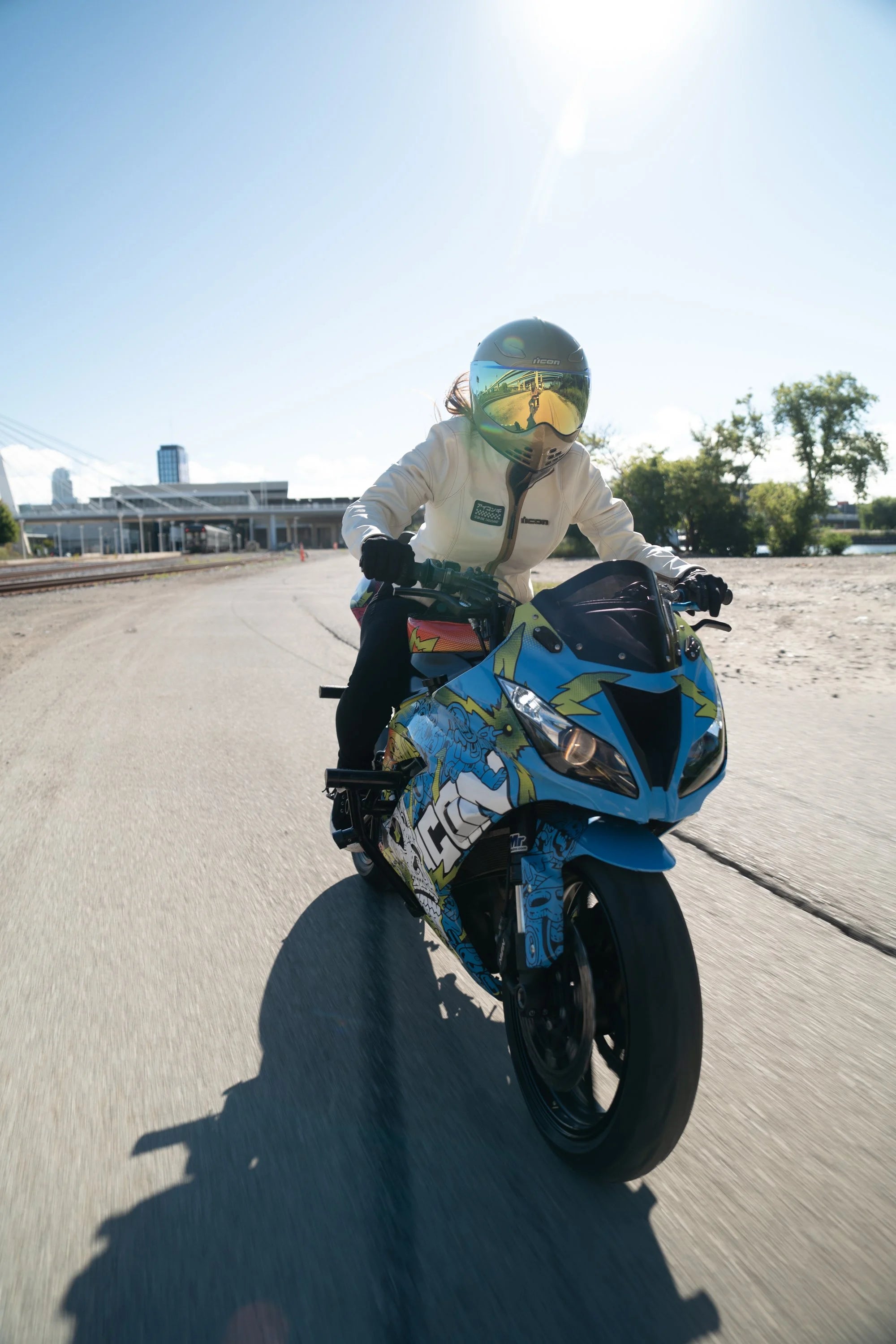 Icon Women's Tuscadero 3 Motorcycle Riding Jacket