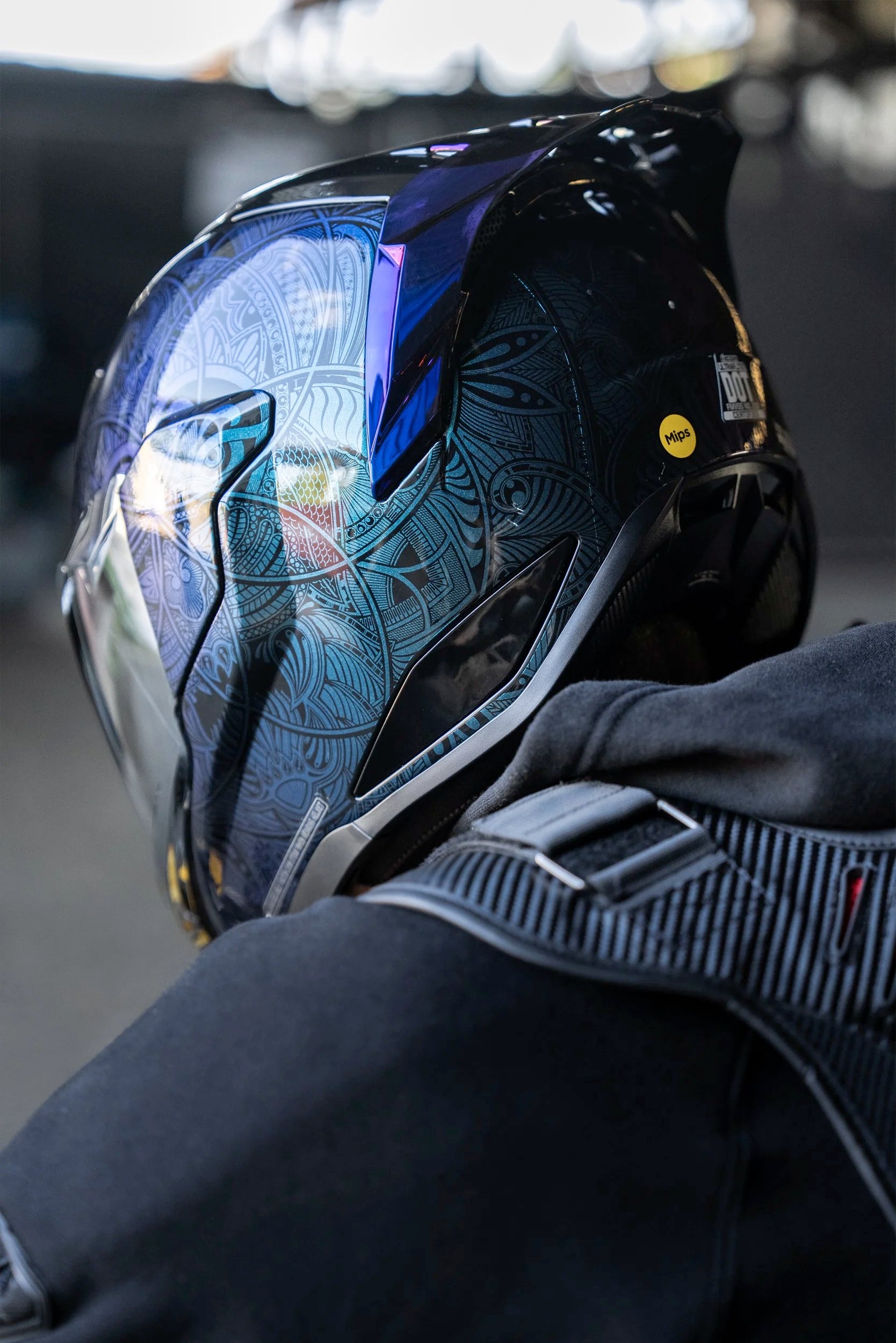 Icon Ultraflite Opal Mandala MIPS Full Face Motorcycle Helmet