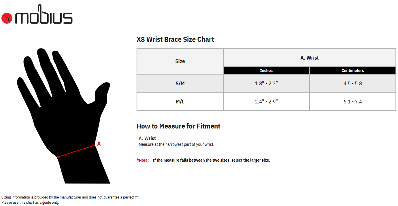 Mobius X8 Wrist Brace