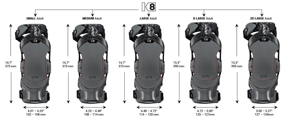pod-k8-3-0-carbon-graphite-knee-brace-measurement