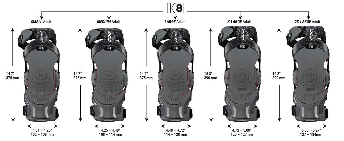 pod-k8-3-0-carbon-graphite-knee-brace-measurement
