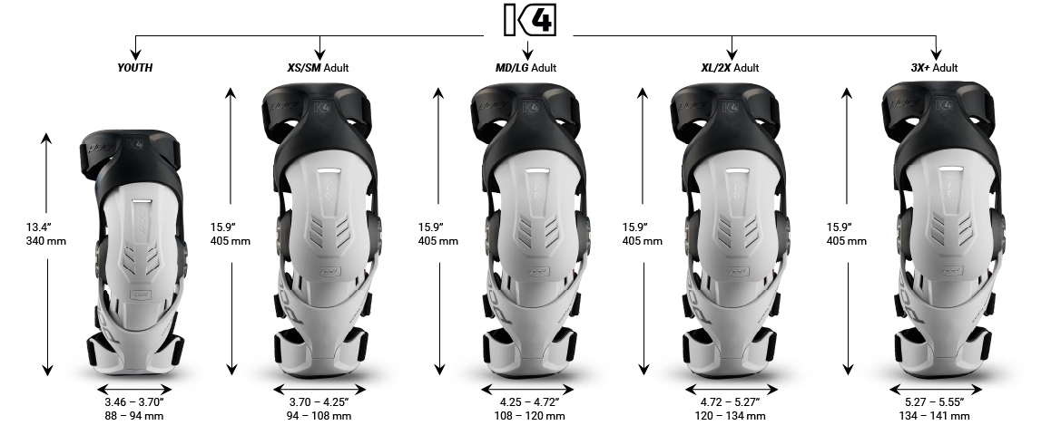Pod K4 3.0 Stealth Grey Knee Brace