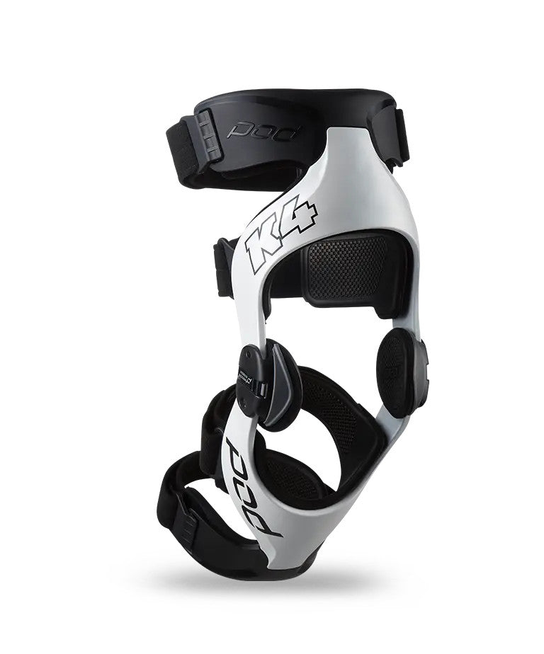 pod-k4-v2-0-white-black-knee-brace-side