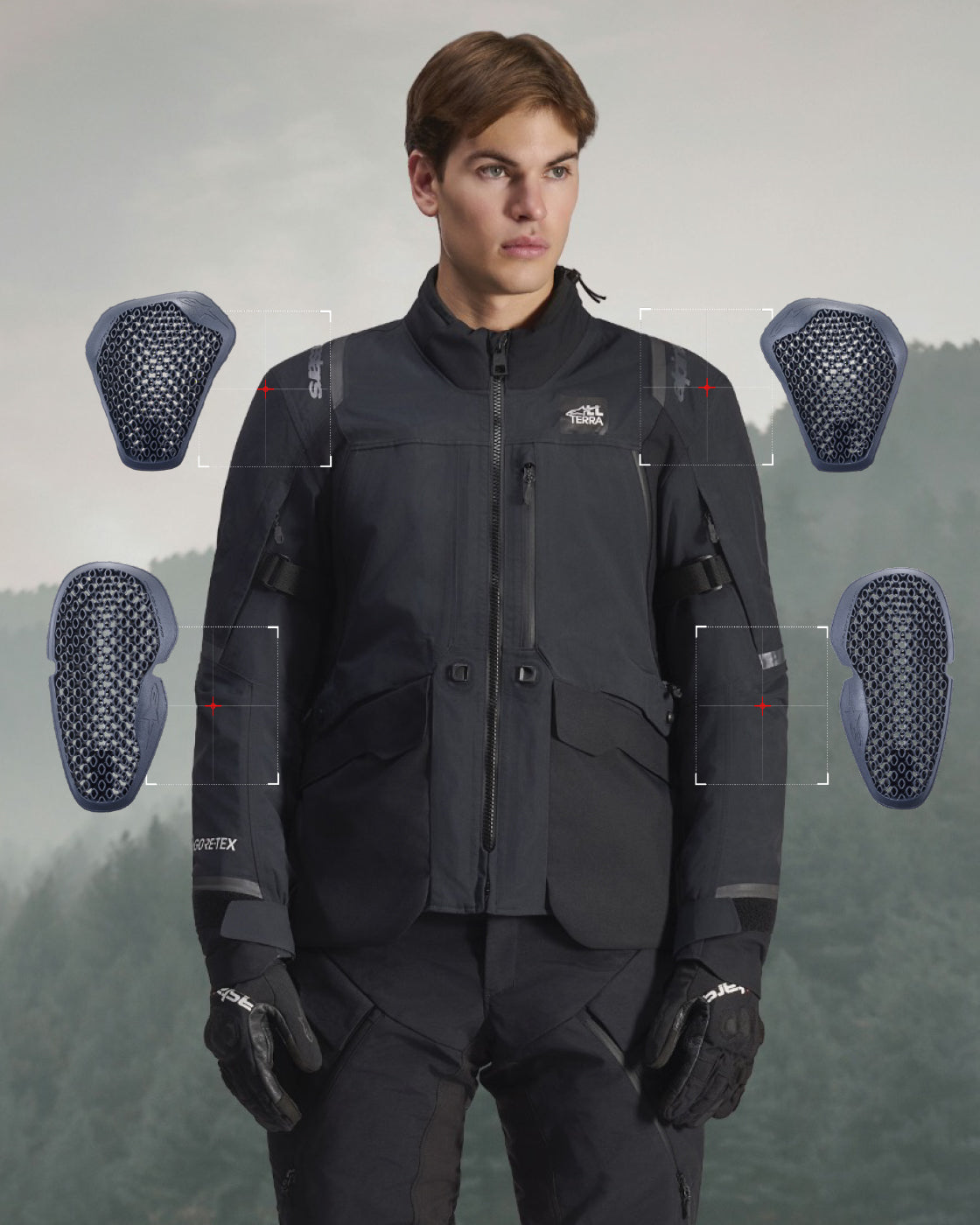Alpinestars Men's ST-7 V2 Gore-Tex Motorcycle Touring Jacket