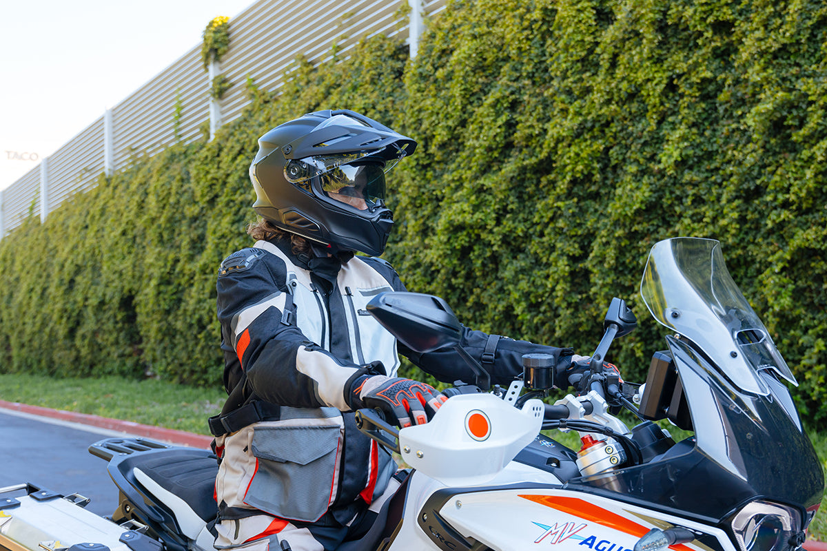 HJC RPHA 60 Solid Dual Sport Adventure Motorcycle Helmet