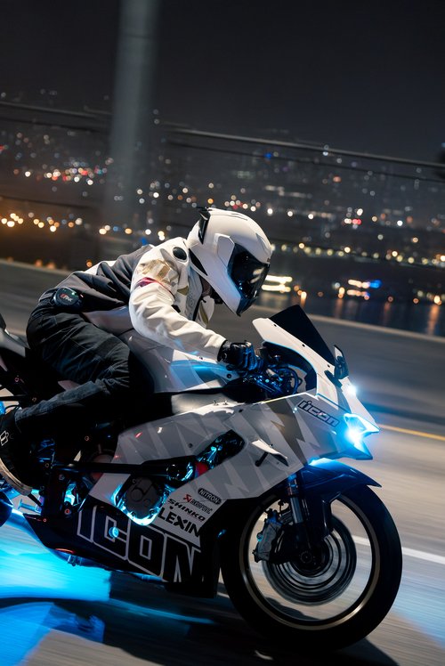 Icon Ultraflite Rizz Rizz Full Face Motorcycle Helmet