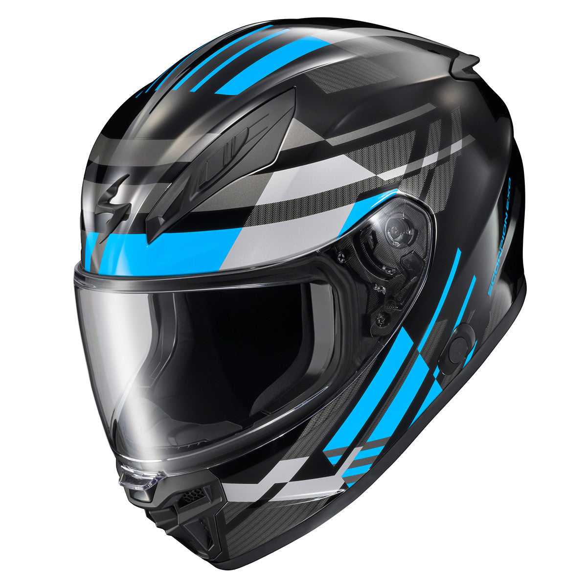 Scorpion-EXO-R430-Paradox-Full-Face-Motorcycle-Helmet-Light-Blue-Front-Side
