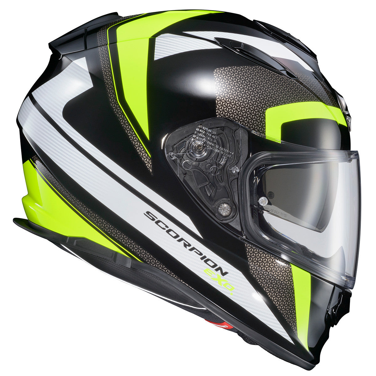 Scorpion-EXO-Ryzer-Evolution-Full-Face-Motorcycle-Helmet-Hi-Viz-side-view
