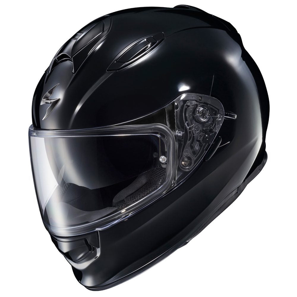 Scorpion-EXO-Ryzer-Solid-Full-Face-Motorcycle-Helmet-gloss-black-side-view
